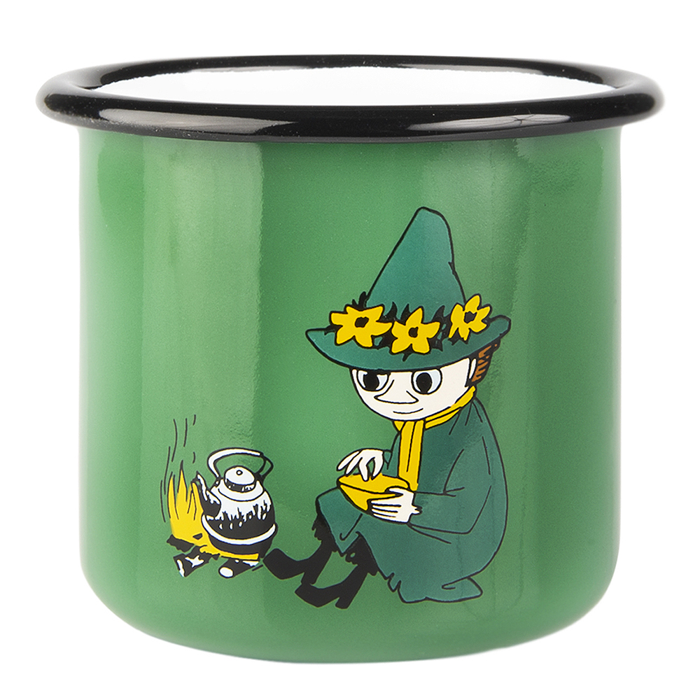 Muurla Muumi Emalimuki Nuuskamuikkunen 3,7 dl Vihreä