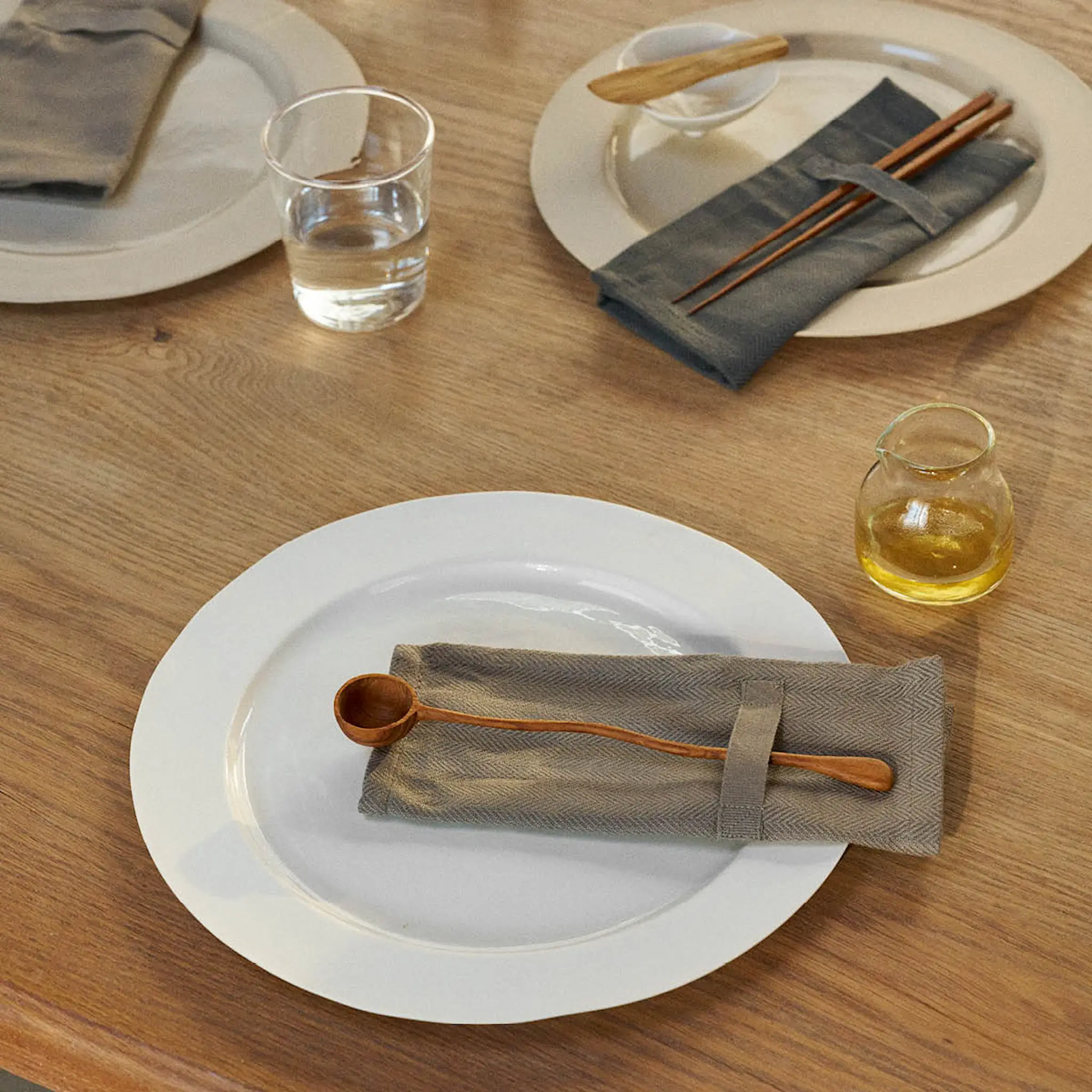 The Organic Company Serviett i bomull 20x20 cm 4 stk clay hover