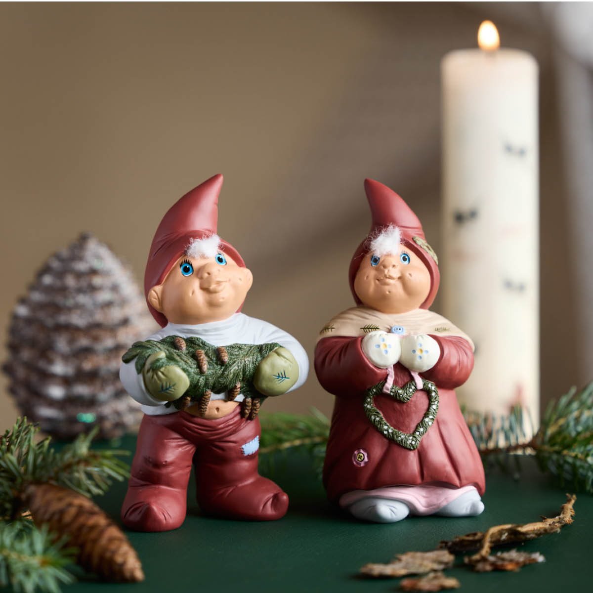 Klarborg Tomtepar Torben & Agnethe 13,7 cm årstomtar 2026