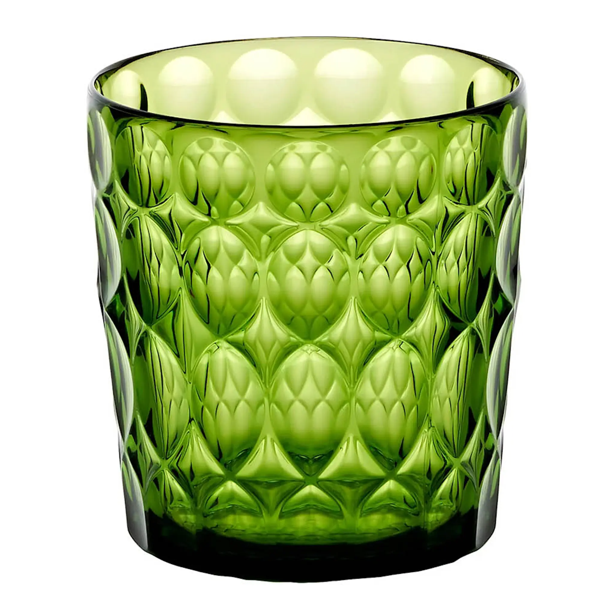 Guzzini Vanity tumbler låg 36 cl bioplast Mönster 1 Water lily green