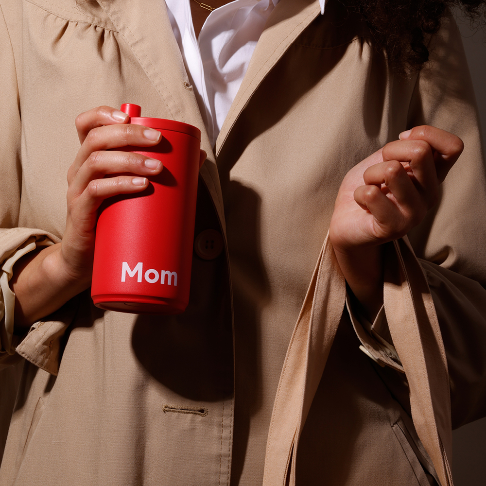 Design Letters Travel termokopp MOM 35 cl deep sea coral