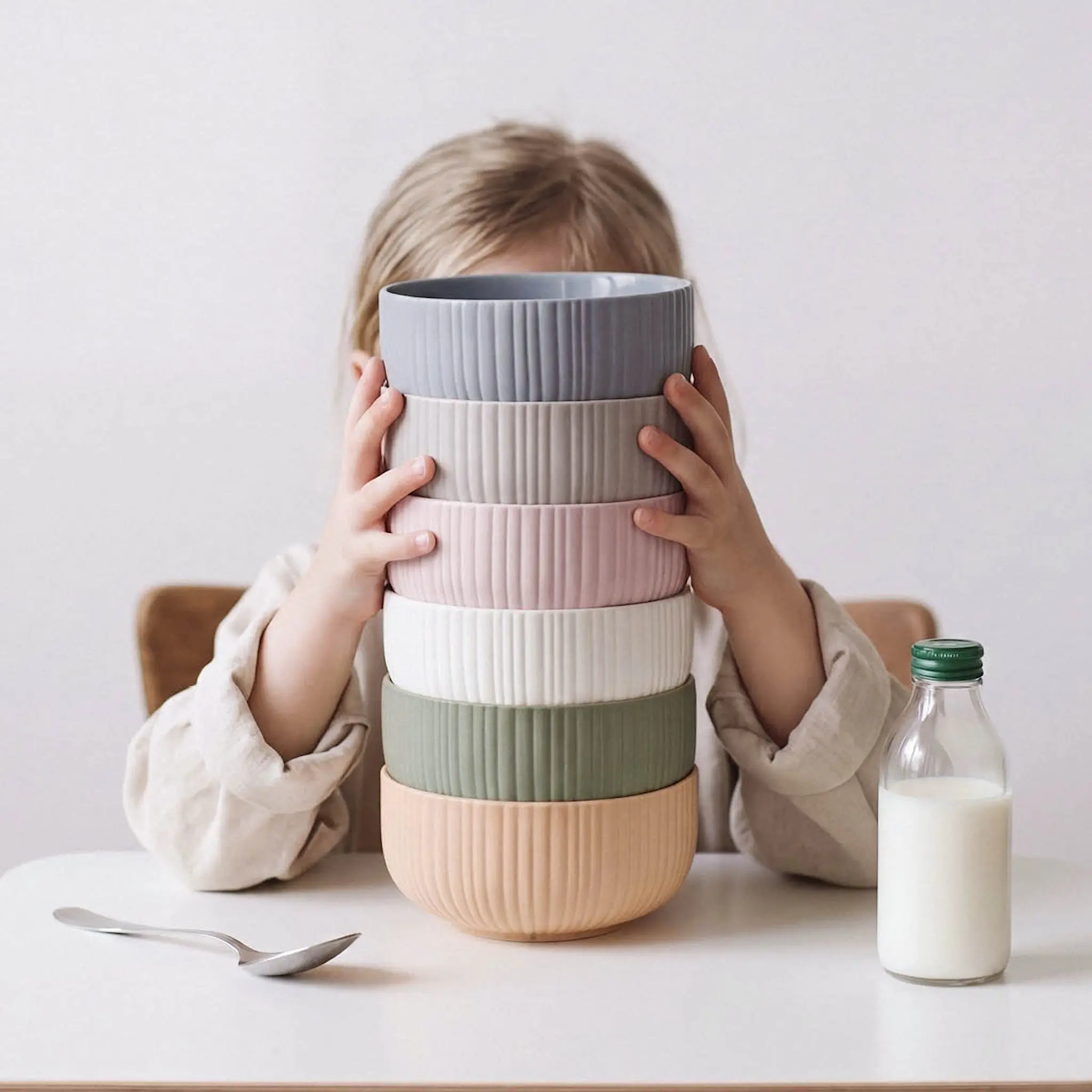 Knabstrup Keramik Verda kulho 13 cm pehmeä oranssi