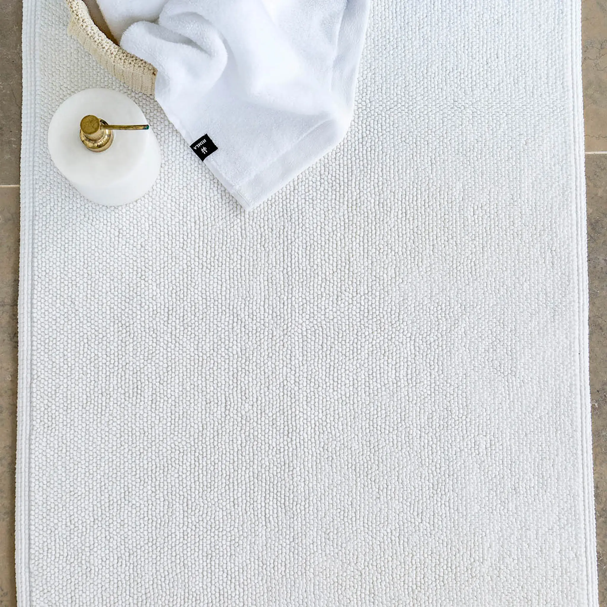 Himla Max badrumsmatta 60x90 cm white