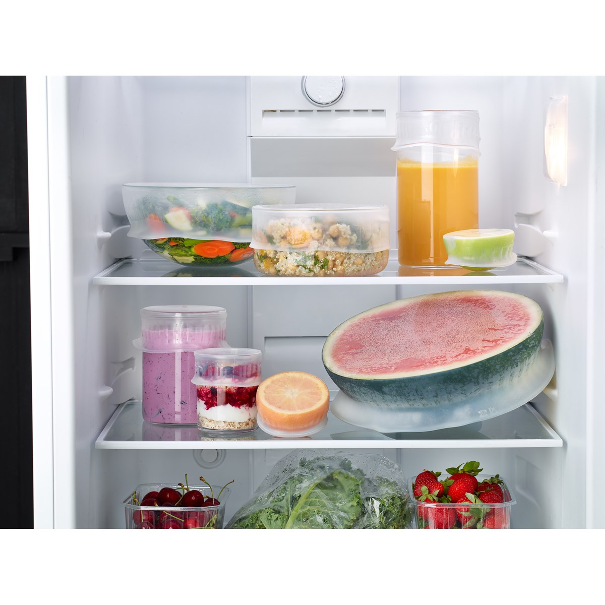 Lékué Stretchlock 8,5 cm 2 -pack Transparent