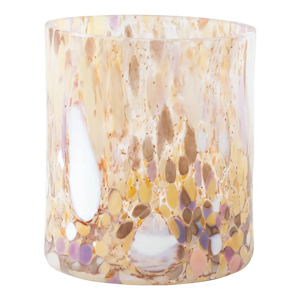 Swirl Kynttilälyhty 9 cm Ruskea