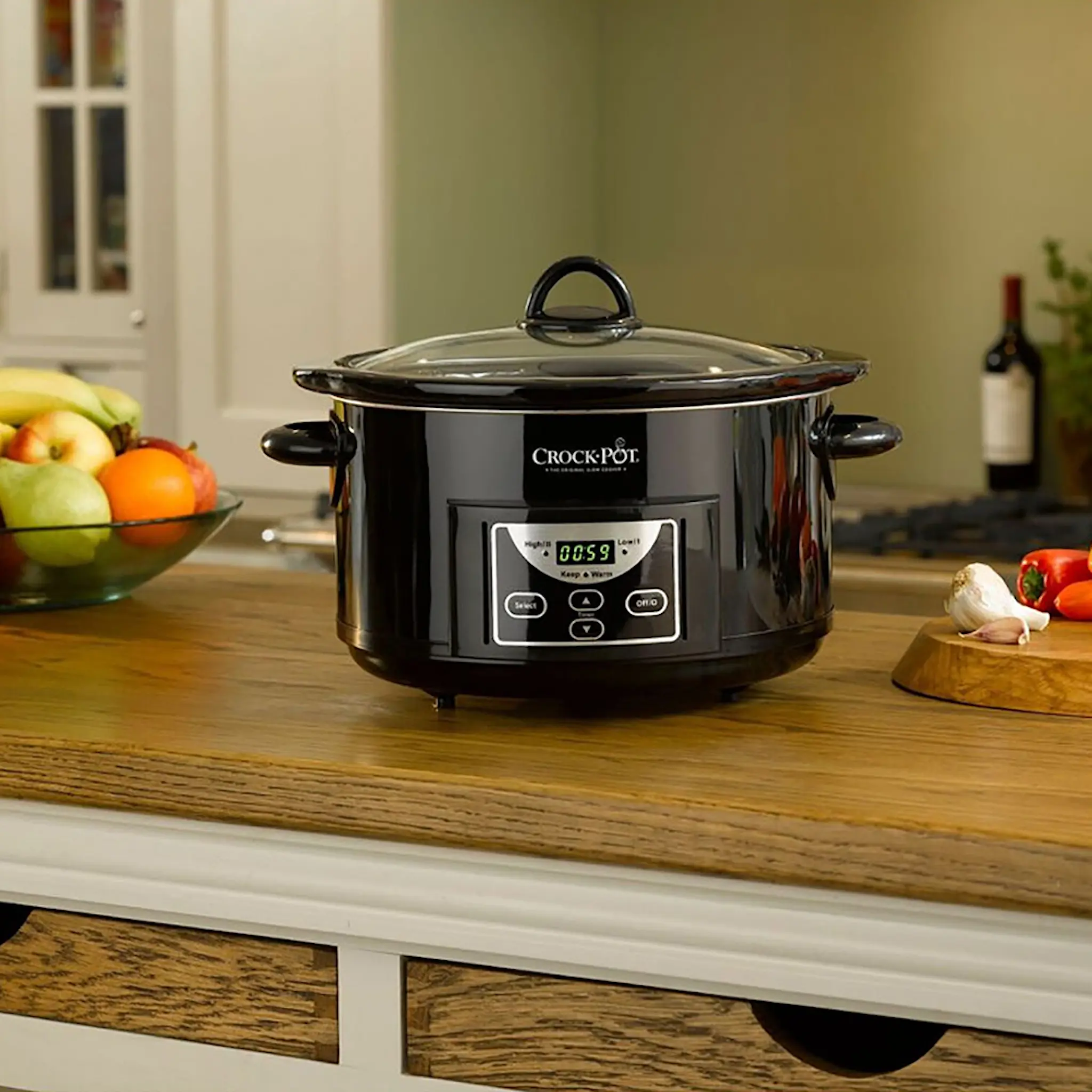 Crock Pot Crock-Pot Slow Cooker med timer 4,7 L