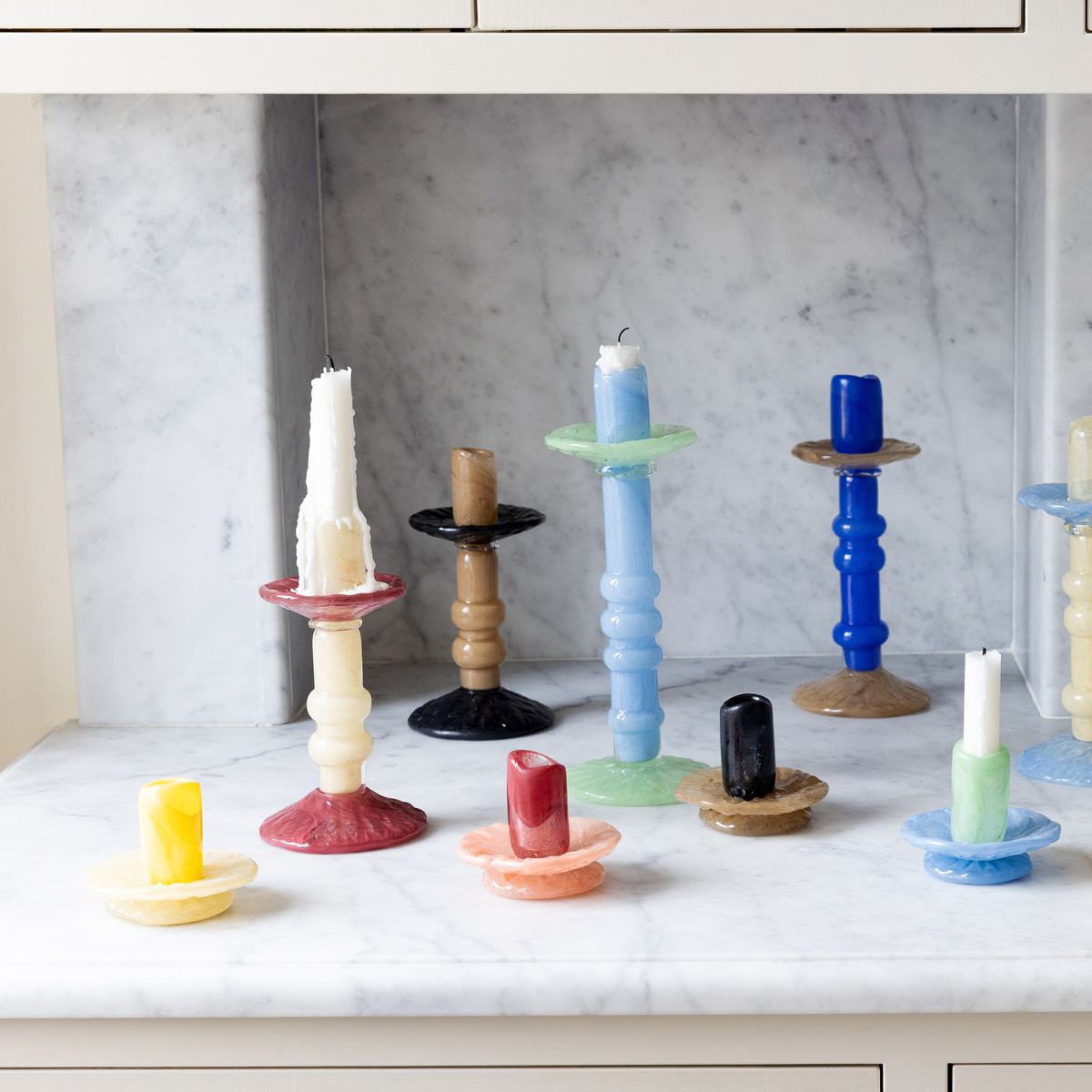 ByOn Lara XS Kynttilänjalka 9 cm Keltainen/Beige