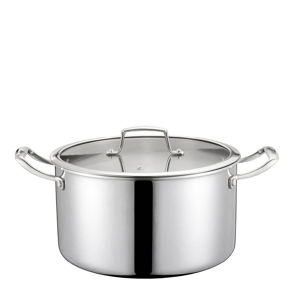 Dorre Trivence gryte med glasslokk 7L