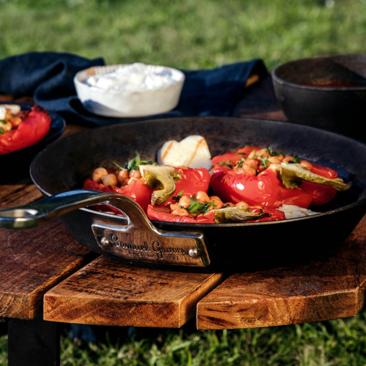 Samuel Groves Carbon Steel stekepanne i karbonstål 26 cm