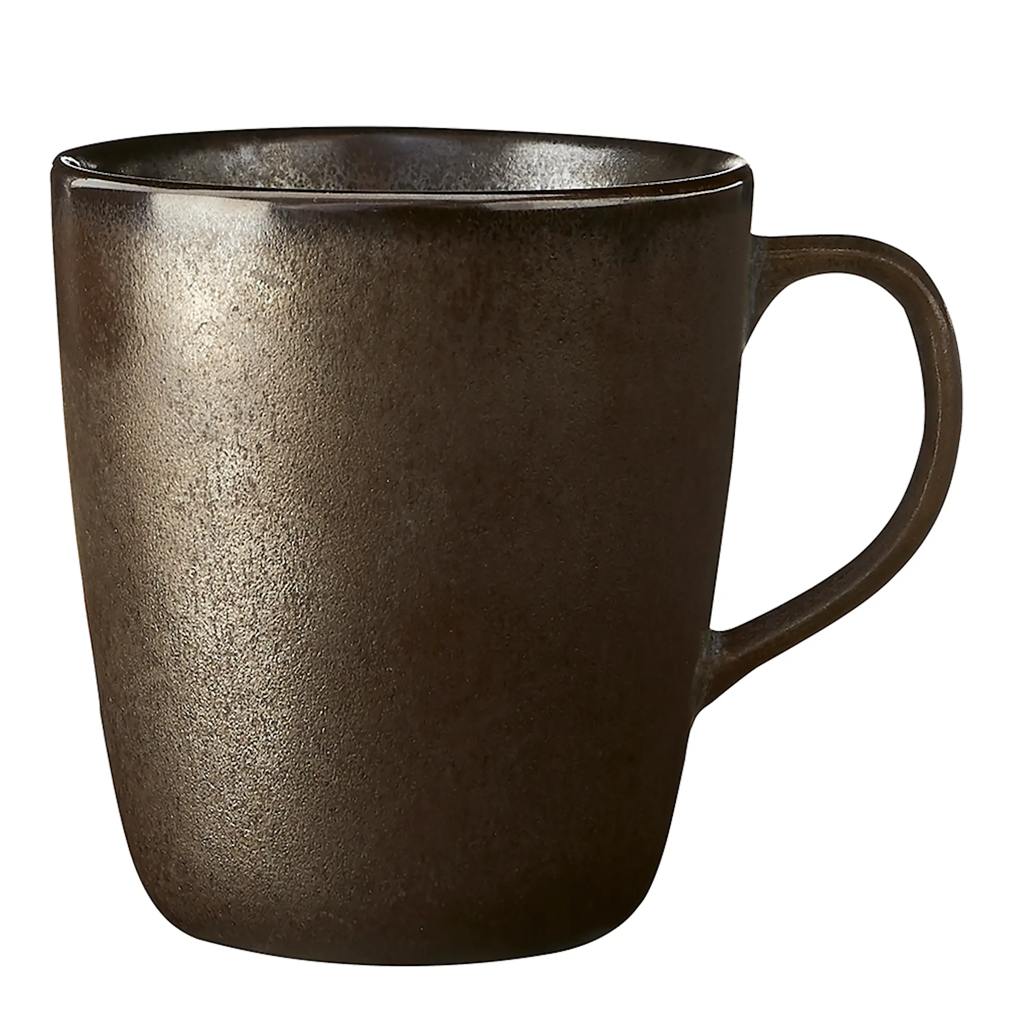 Aida Raw Mugg med öra 35 cl Metallic Brown