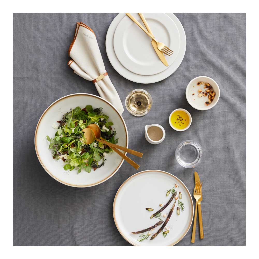 Bitz Salladsbestick Mässing matt