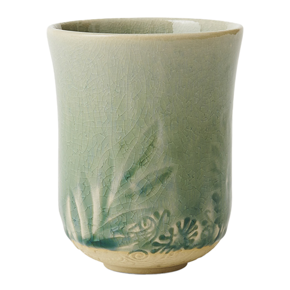 Sthål Arabesque krus uten hank 30 cl antikk