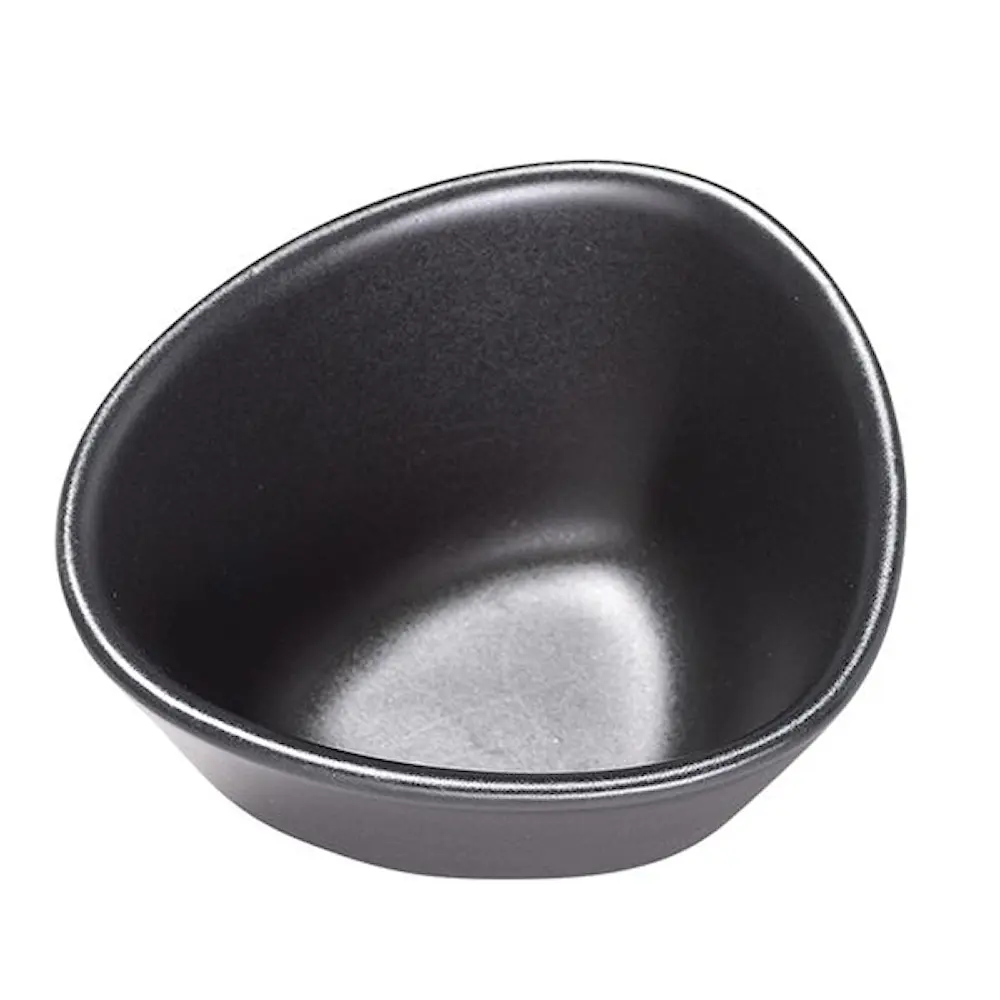 Curve Stoneware Kulho 11x10 cm Musta