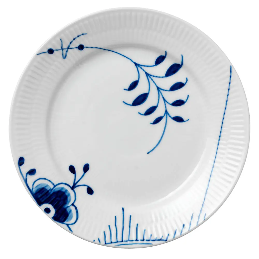 Blue Fluted Mega Lautanen 19 cm