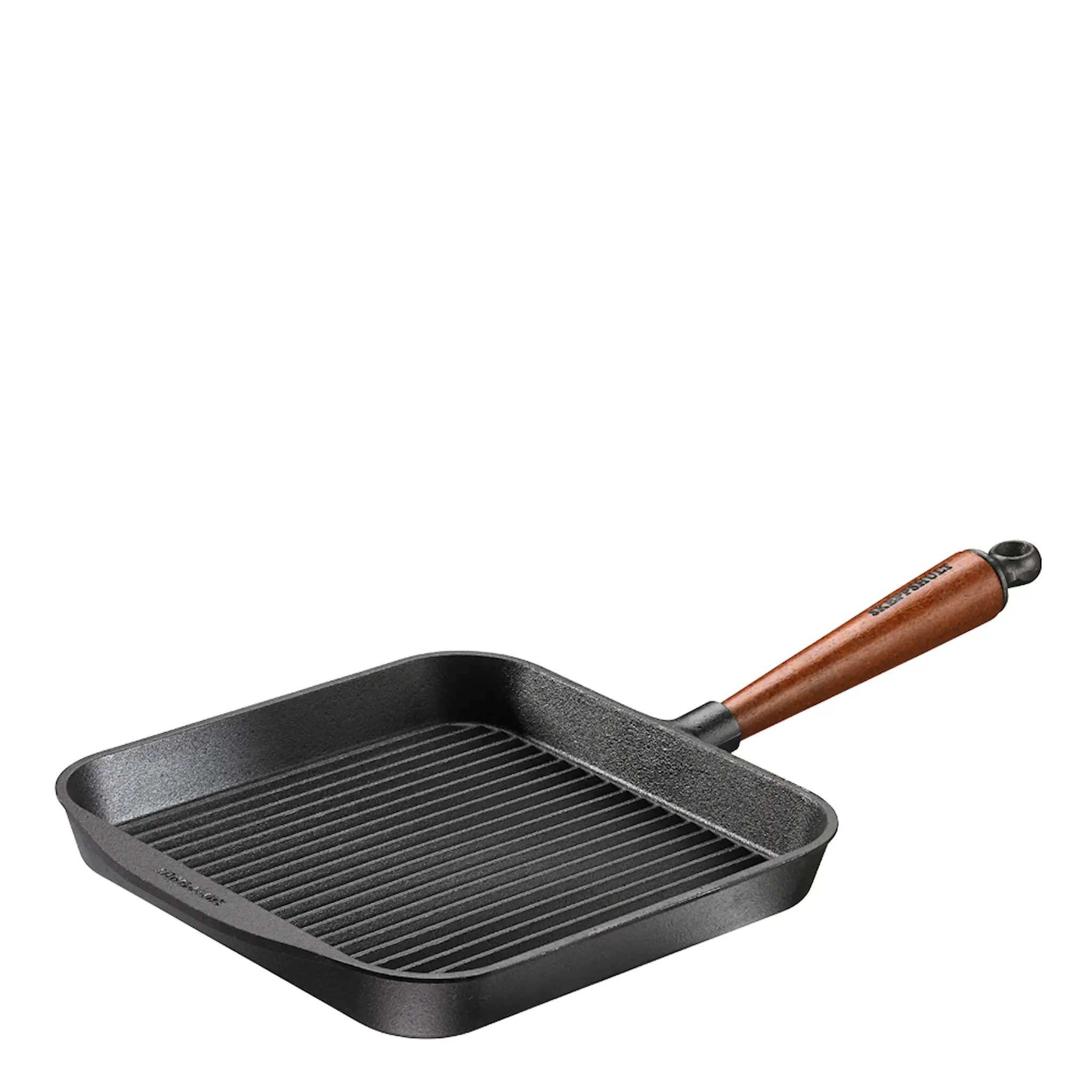 Skeppshult Traditional Grillpanna fyrkantig med trähandtag 25 cm