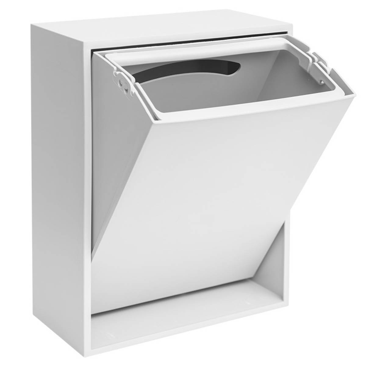 ReCollector Recycling Lajittelulaatikko 30x15x40 cm Brilliant White