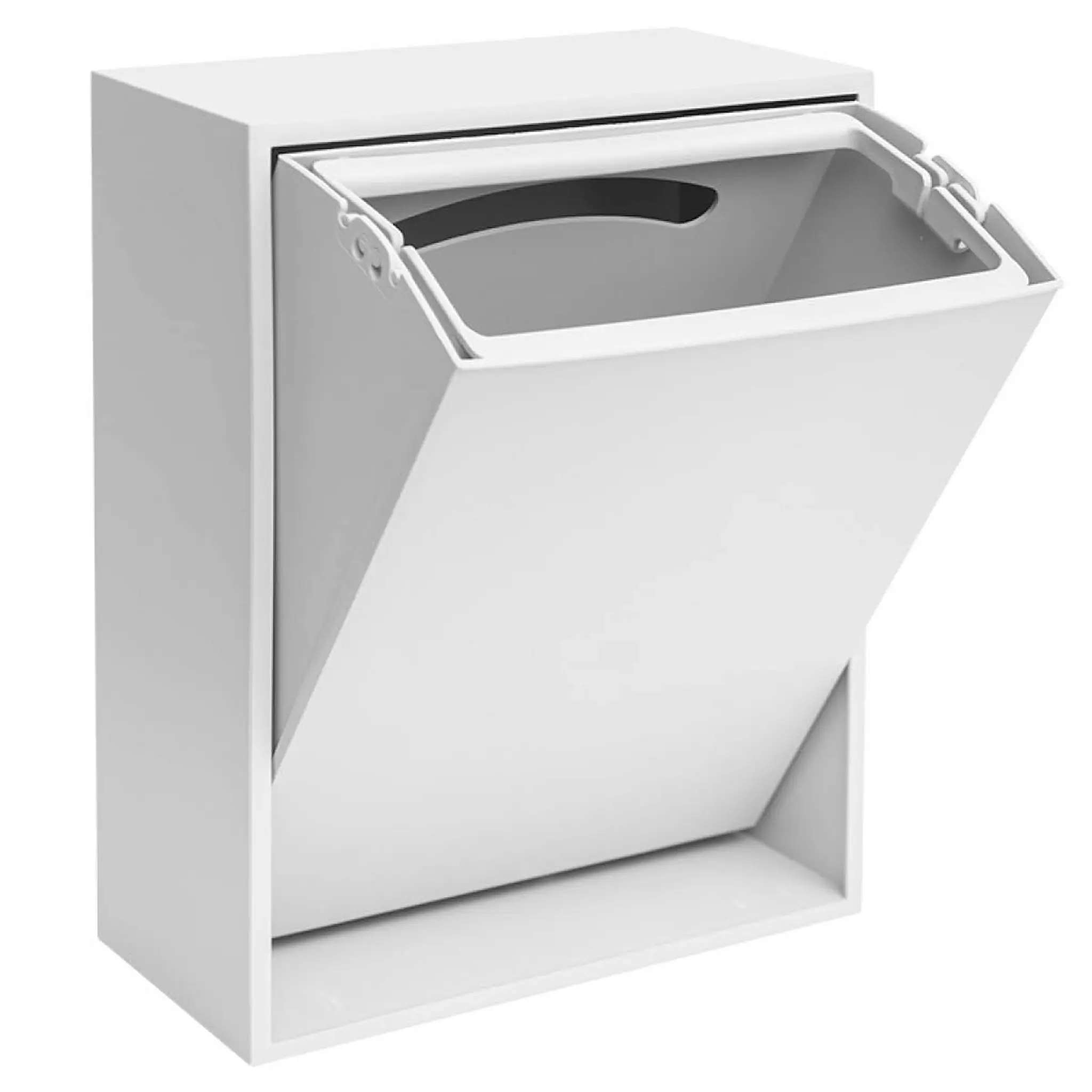 ReCollector Recycling Lajittelulaatikko 30x15x40 cm Brilliant White