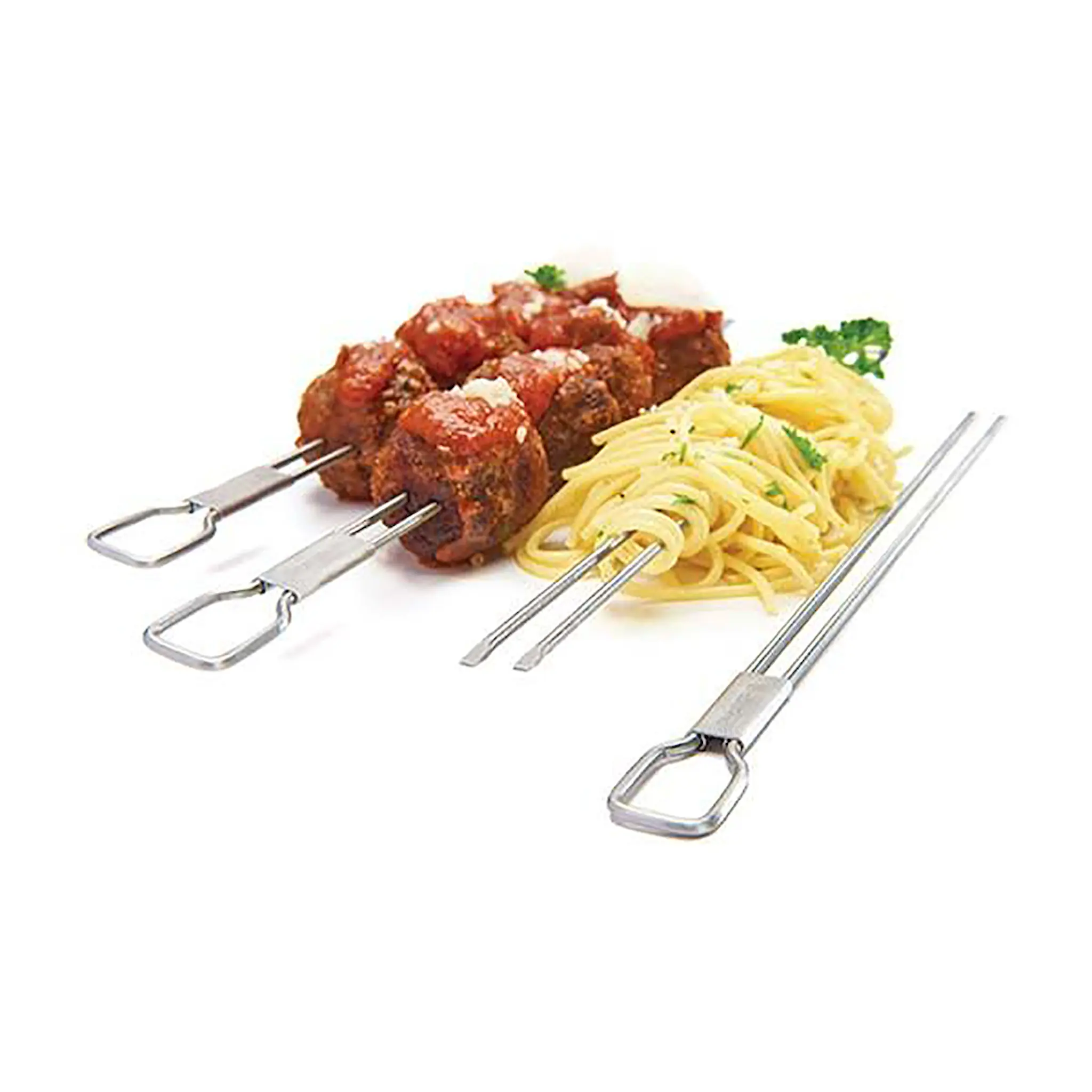 Broil King Grillspett dubbla 30 cm 4-pack rostfritt stål