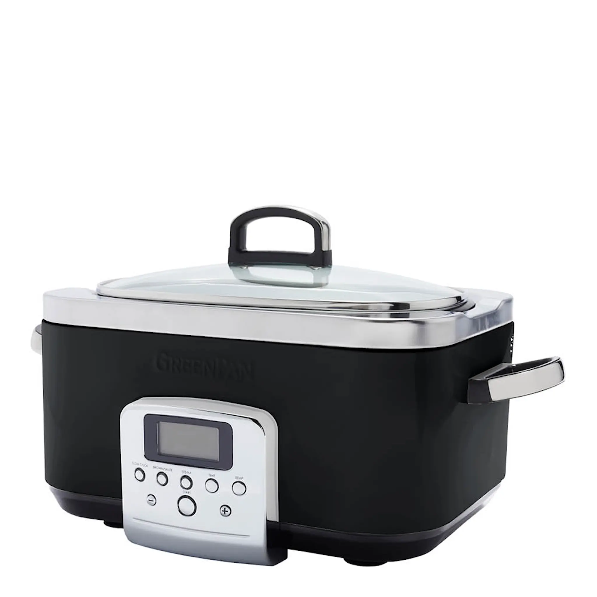 GreenPan Elite slowcooker 6L svart