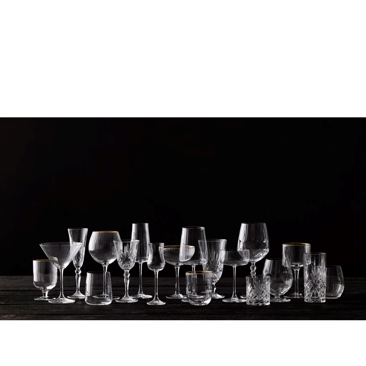 Lyngby Glas Melodia whiskyglas 6 stk 31 cl