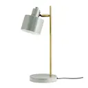 Ocean bordslampa 43 cm oliv/mässing