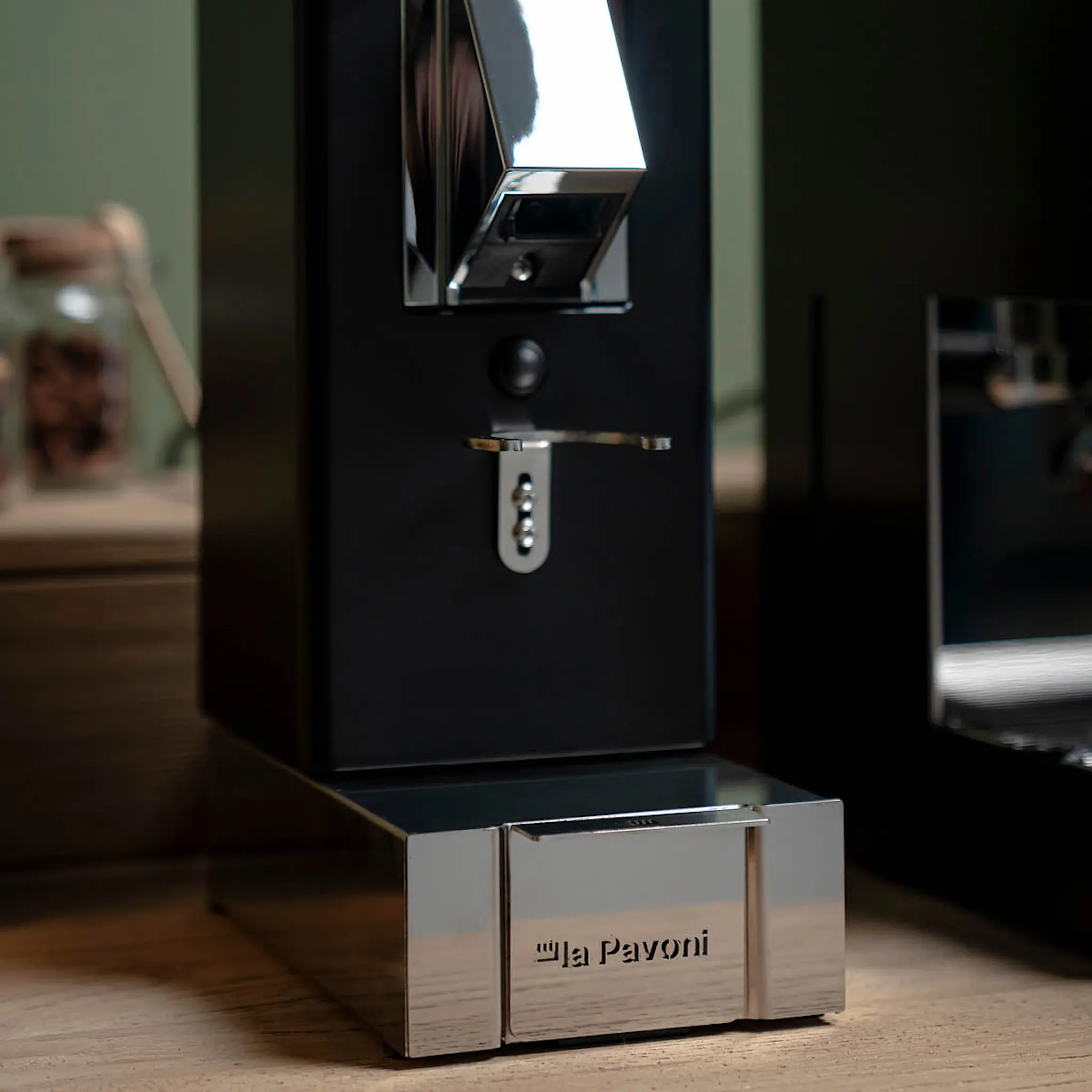 La Pavoni Knock Box låda för espresso 24x13 cm rostfritt stål