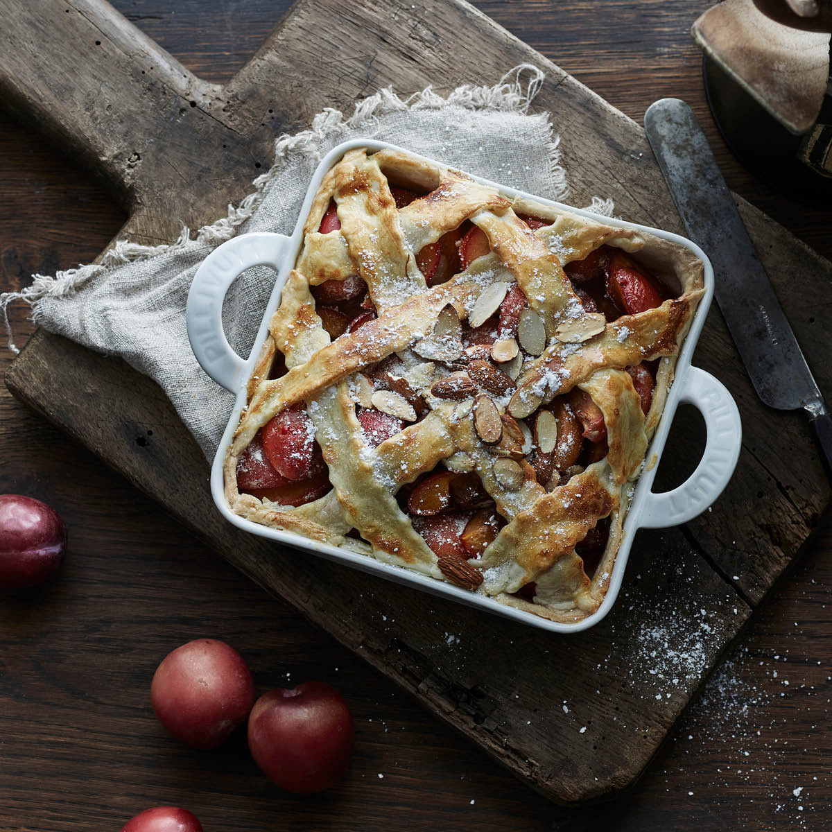 Pillivuyt Kvadratfat 17,5 cm vit