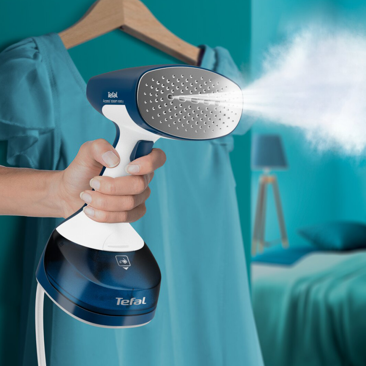 Tefal Access Steam Easy Vaatehöyrystin DT7130E1 Sininen/Valkoinen