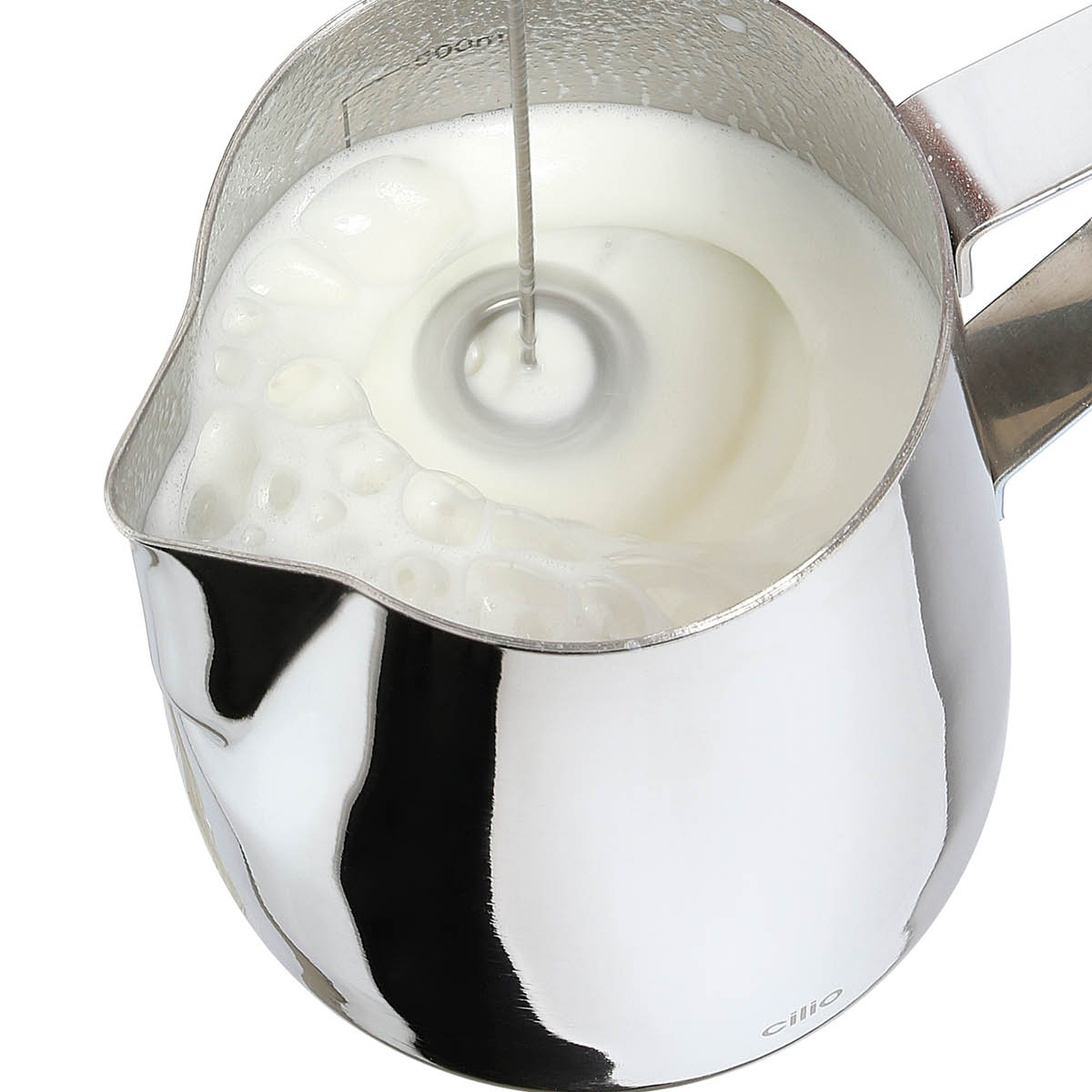 Cilio Amico mjölkskummare 23 cm svart