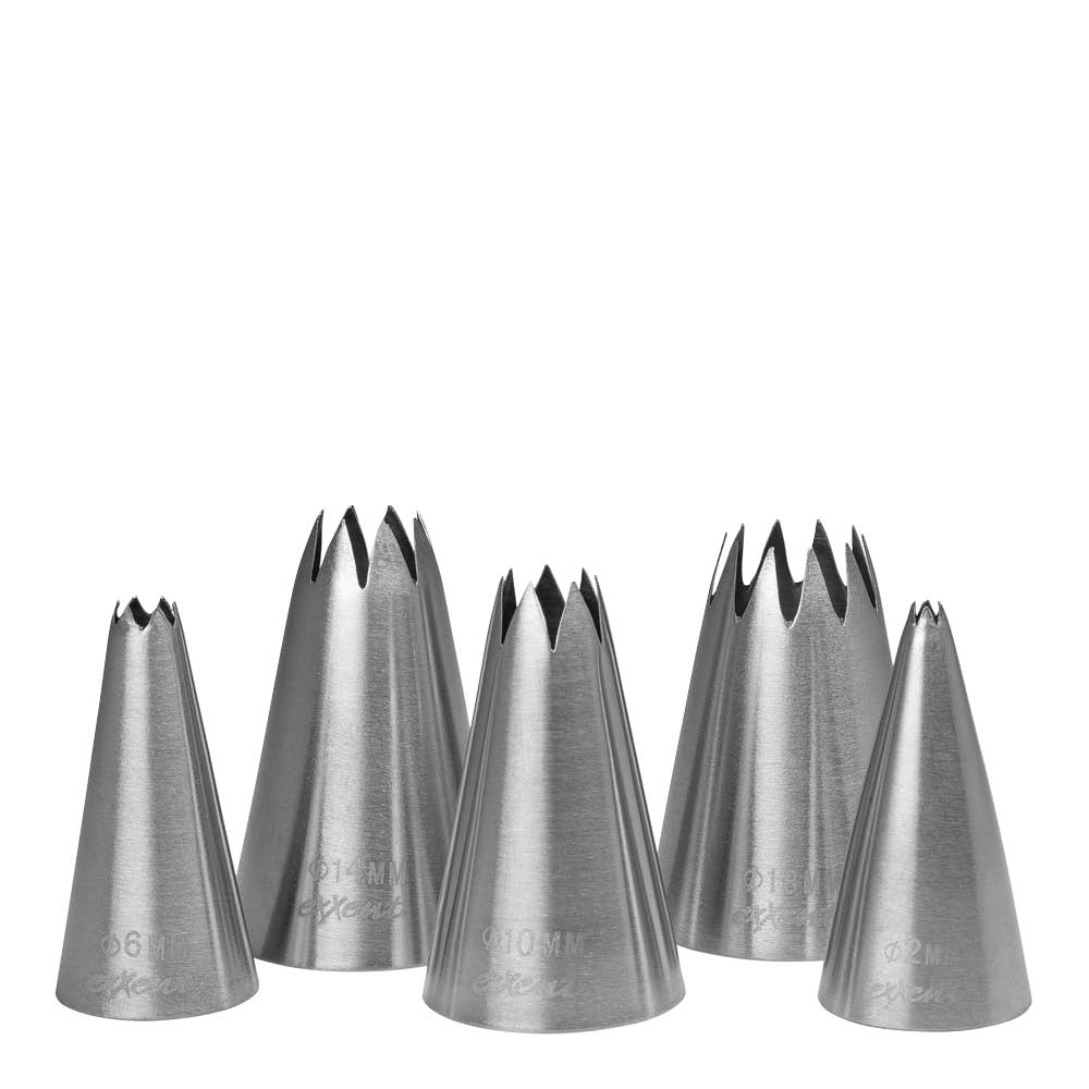 Exxent Stjärntyllset 2-18 mm 5 delar