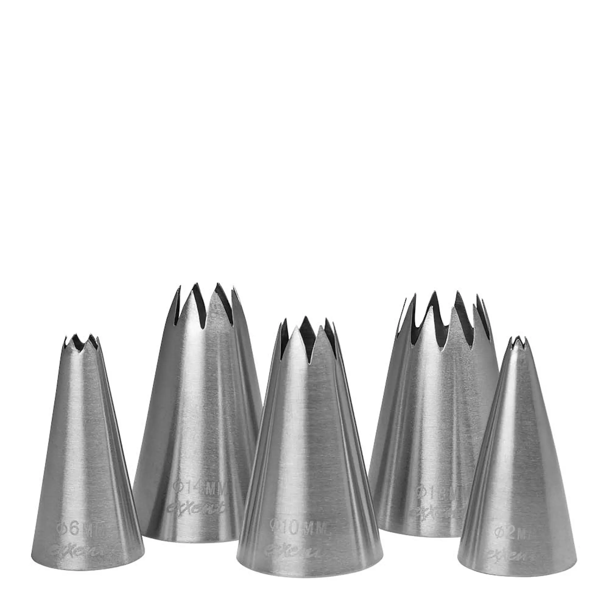 Exxent Stjärntyllset 2-18 mm 5 delar