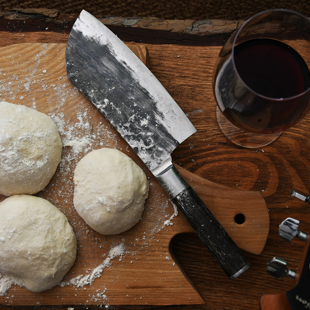 Satake Kuro Mori med saia/koffert 19,5 cm rustfritt stål