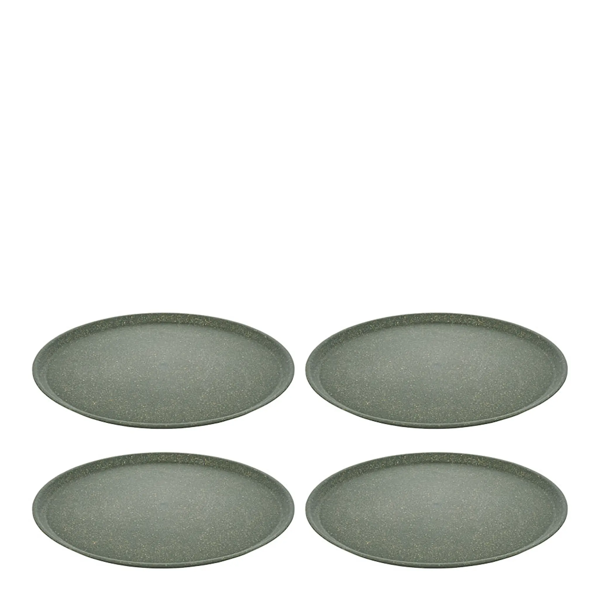 Koziol Connect Lautanen 25,5 cm 4 kpl Tummanharmaa