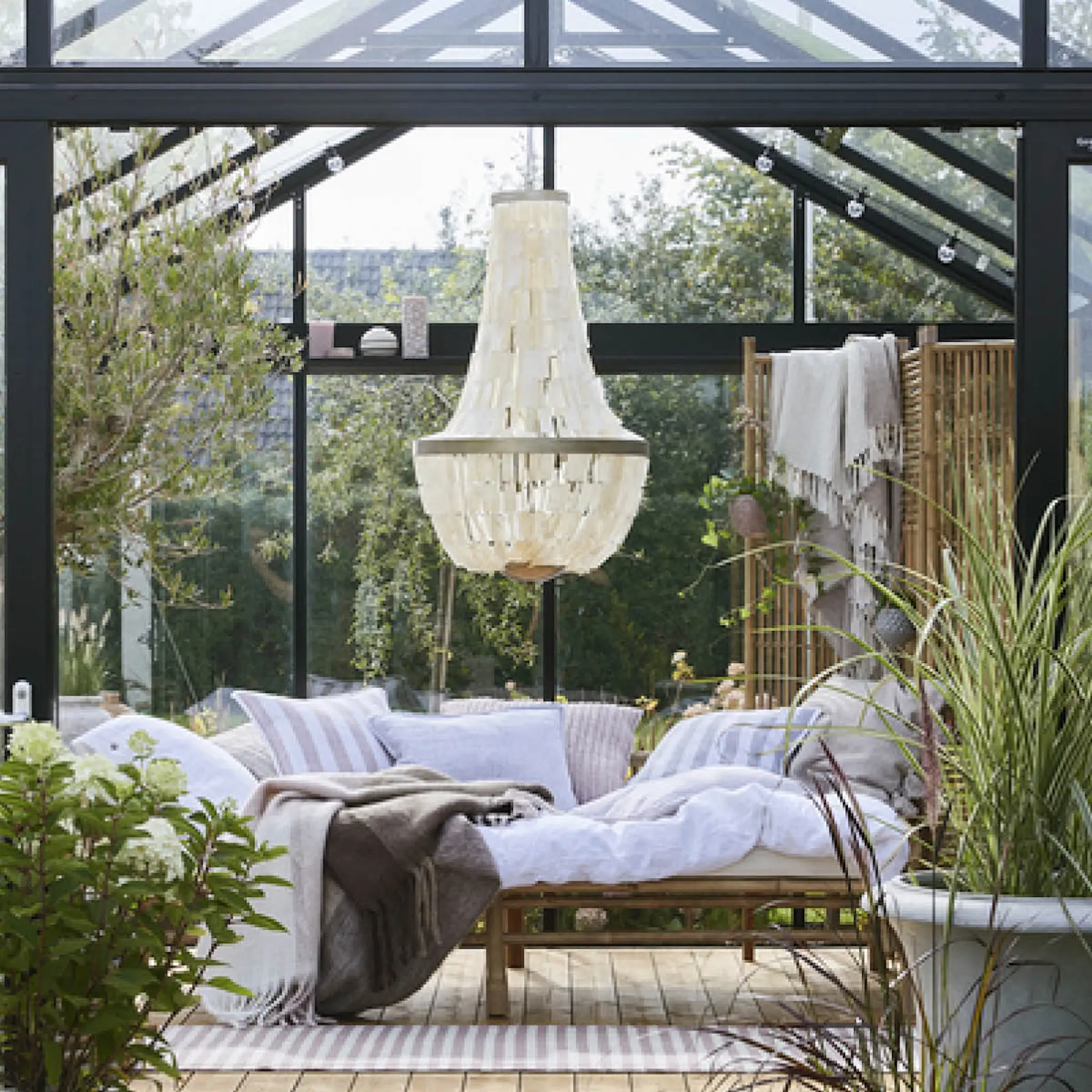 Lene Bjerre Fiona kuddfodral 60x40 cm grå