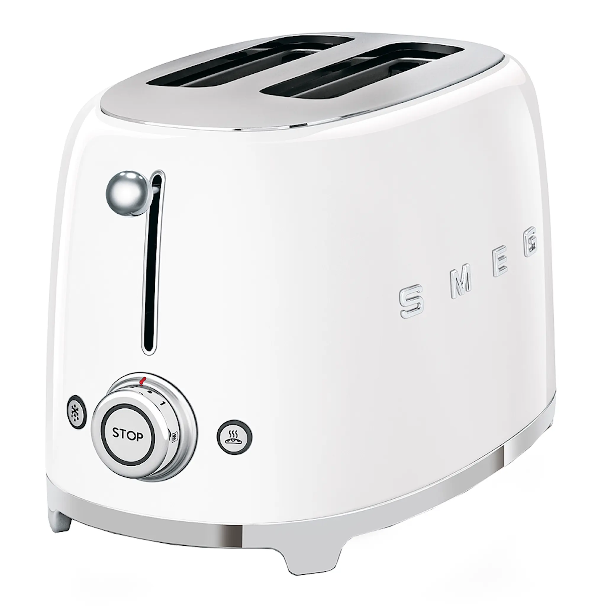 Smeg Smeg Brödrost 2 skivor TSF01 Vit
