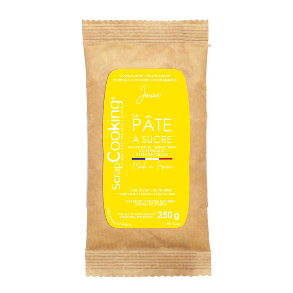 ScrapCooking Sockerpasta 250 g gul