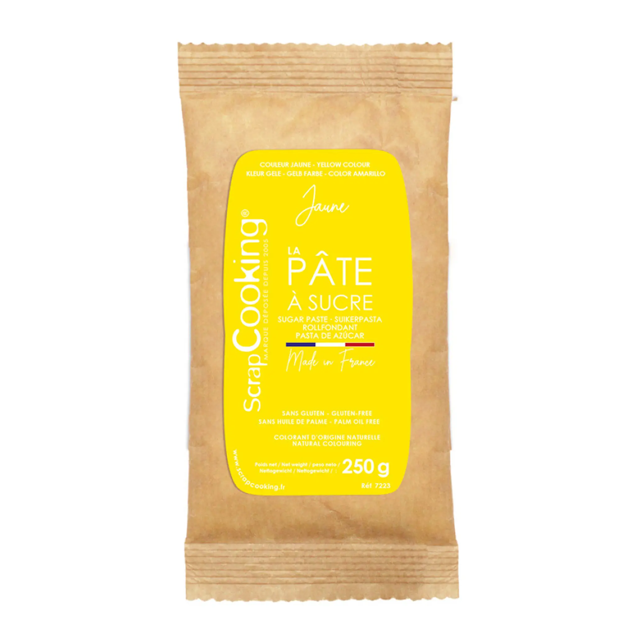 ScrapCooking Sockerpasta 250 g gul