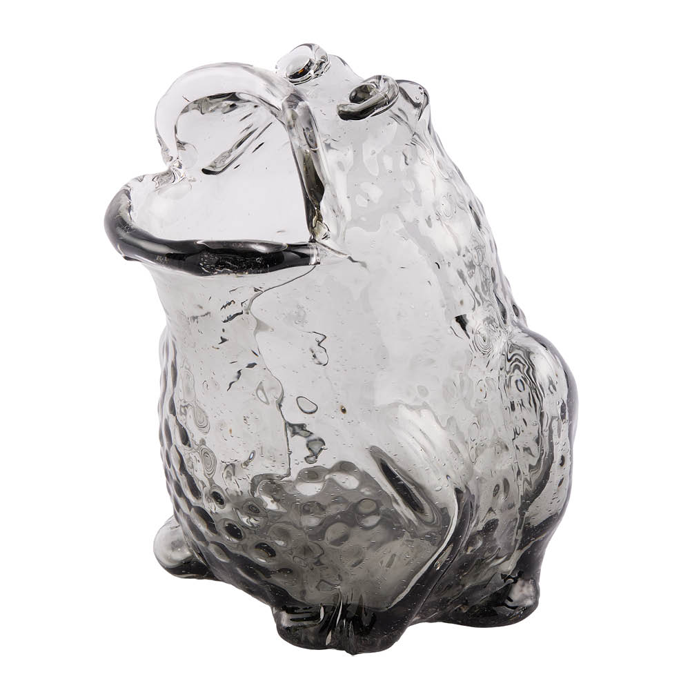Pols Potten - Fat Frog purkki 33,5 cm tummanharmaa