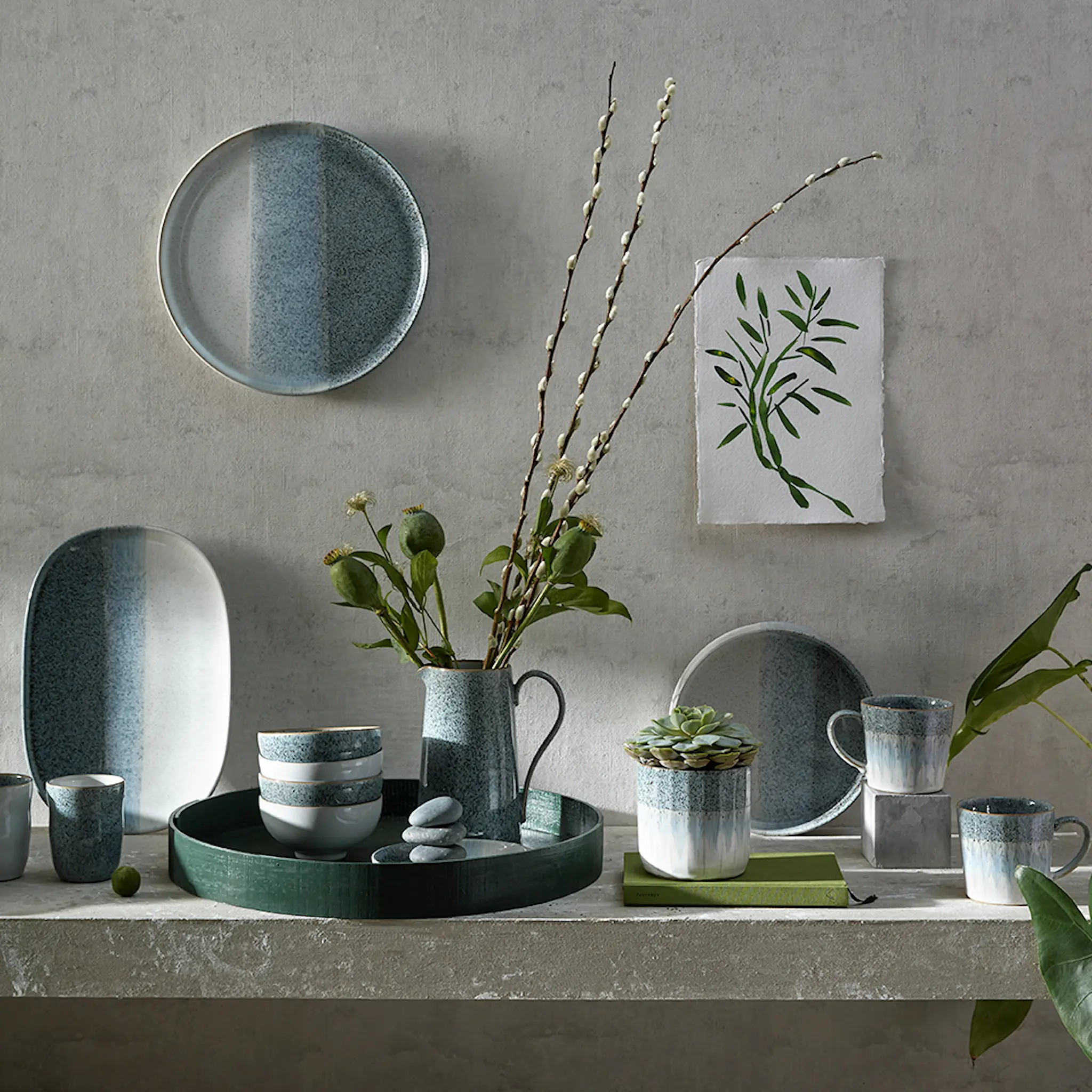 Denby Studio Grey Tallrik 21 cm