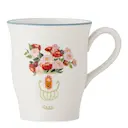 Dorothy mugg 31 cl broderi blå