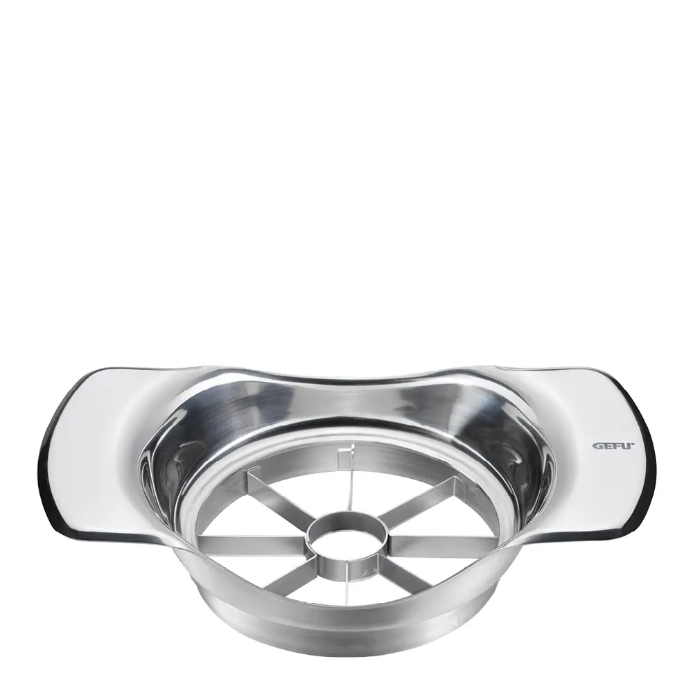 Parti epledeler 18 cm børstet stål