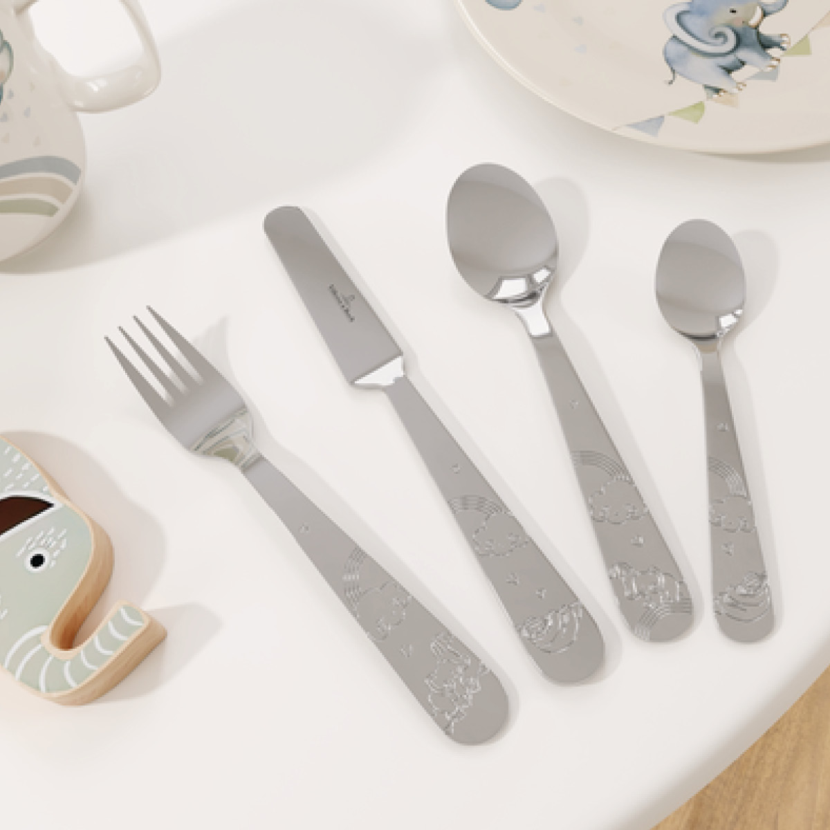 Villeroy & Boch Walk like an elephant barnbestickset 4 delar