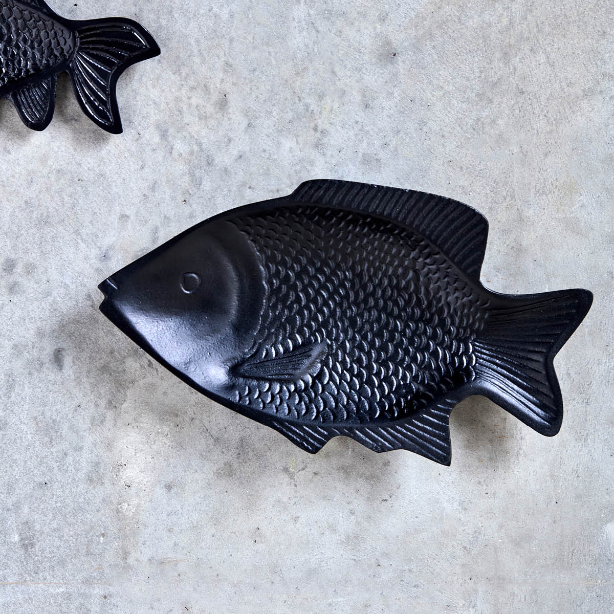 House Doctor Fish väggkonst 30x16,5 cm svart