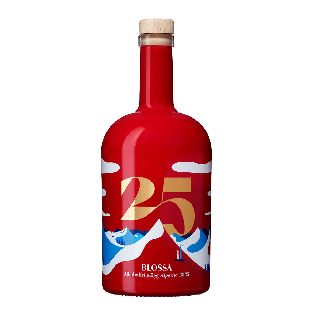 Blossa Blossa glögg 2025 Alperna alkoholfri 750 ml