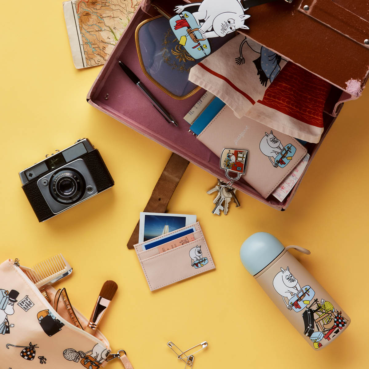 Moomin Arabia Mumin nyckelring Redo för semester