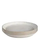 Kiln tallrik 21,5 cm 4-pack beige/vit