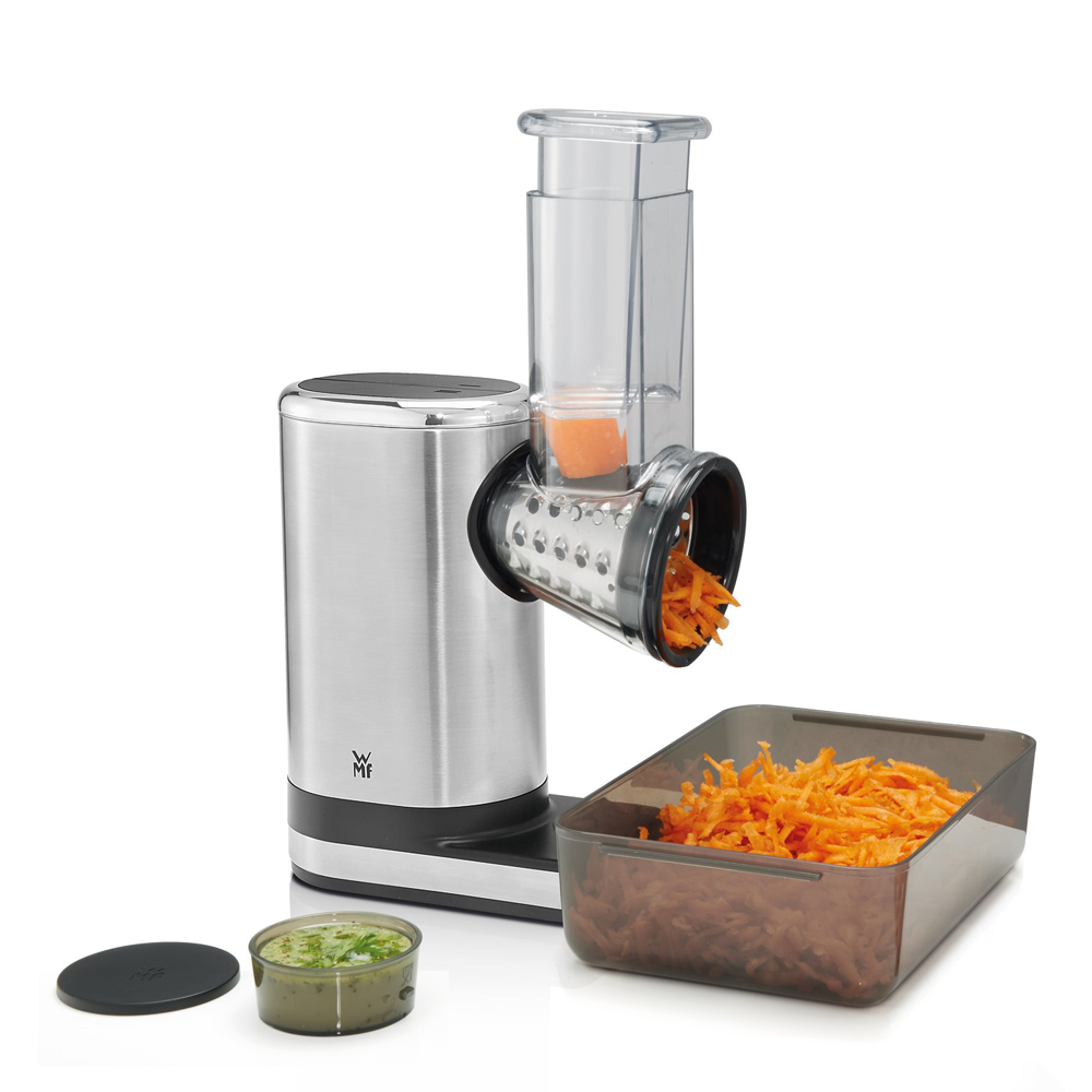 WMF Kitchenminis grønnsaksskjærer med 5 rivjern og Matboks