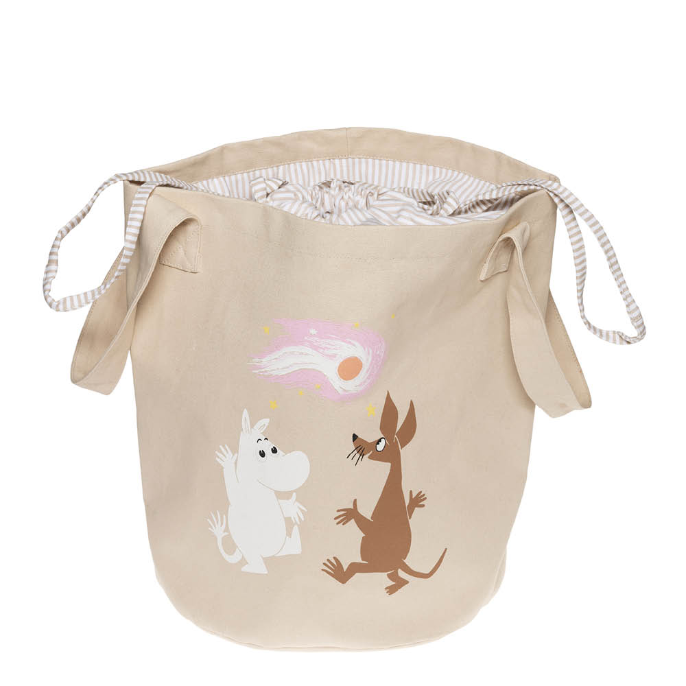 Moomin Arabia Mummi oppbevaringskurv 29 cm Romeventyr beige