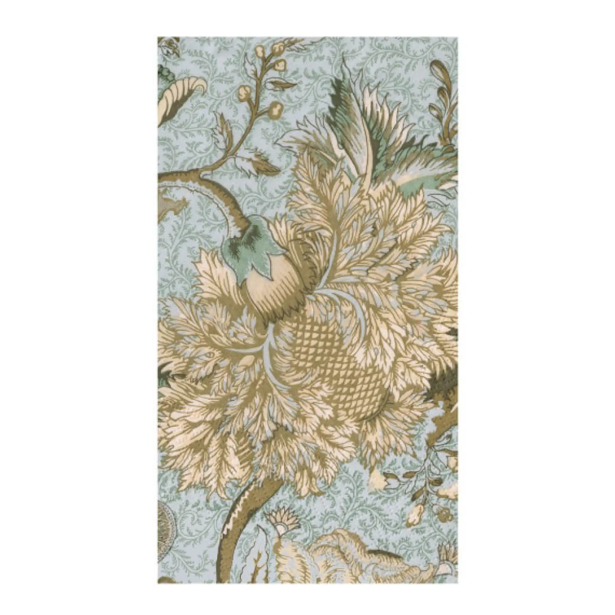 Caspari Pondicherry servett 40x22 cm 15-pack mineral