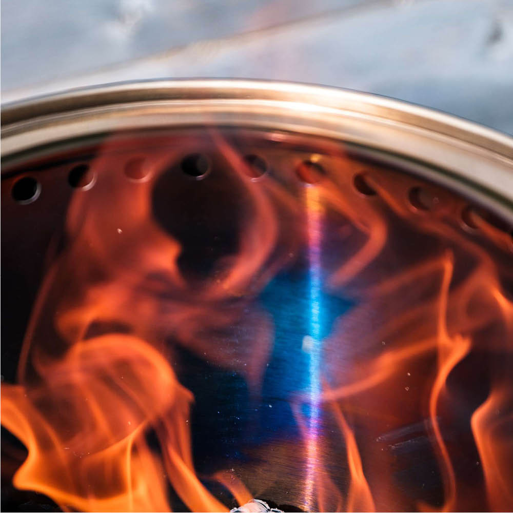 Espegard Lue 40 eldtunna renbrännande eldstad stål